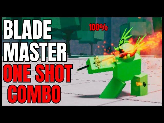 The PERFECT One Shot Blade Master Combo | Strongest Battlegrounds Roblox