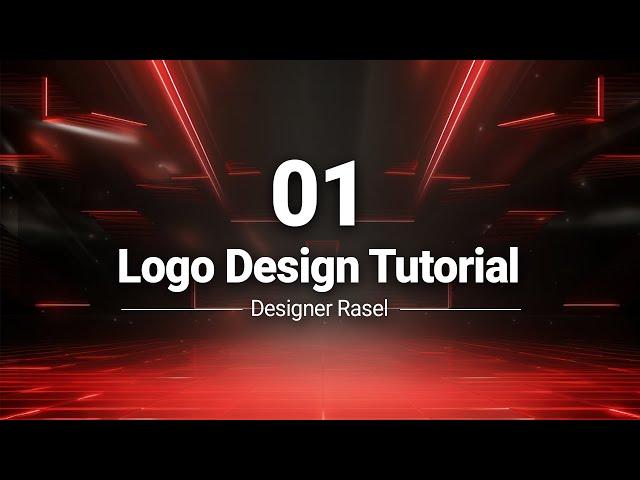 Logo Design Process: Step-by-Step Tutorial | Graphic Designer Rasel লোগো ডিজাইন টিউটোরিয়াল