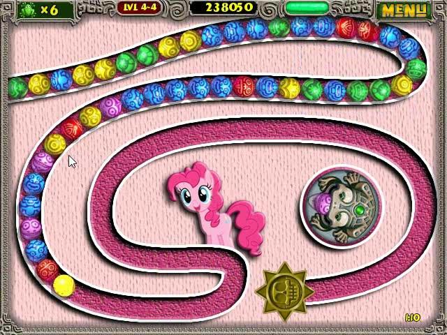 Zuma Deluxe Custom Game - MY LITTLE PONY - STAGE 4 - KASPARS BARISS