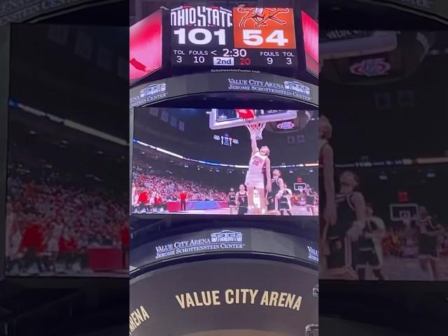 Colin White slam 2024 Ohio State Men’s college basketball #ncaatournament goals Campbell #ohiostate