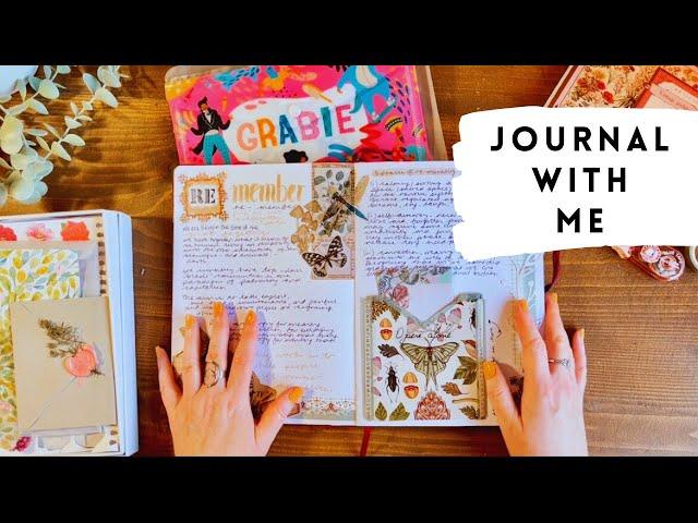 JOURNAL WITH ME  Unboxing & using the Grabie Scrapbook Club Box July 2023