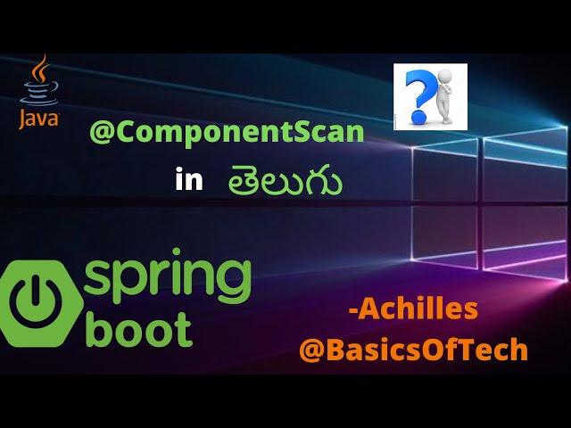 @ComponentScan in Spring Boot