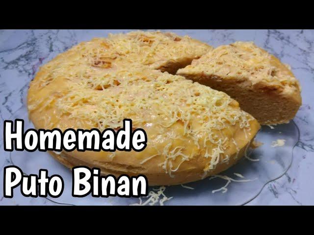 How to cook Homemade Puto binan  #putocheese #ricecake #puto