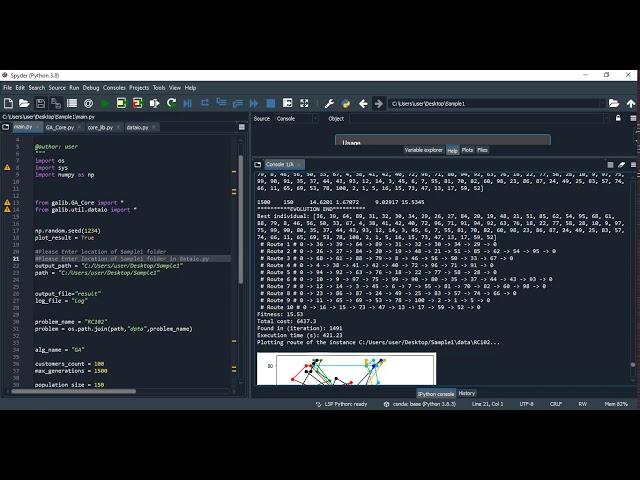 Solver for Vehicle Routing Problem with Time Window - Part 1