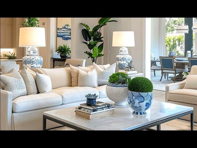 Living Room Design & Decorating Ideas With Blue Accent | Interior Design Ideas