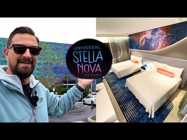 Our Full Stella Nova Resort Experience! | Universal Orlando's NEWEST Resort! Room Tour, Food & More!