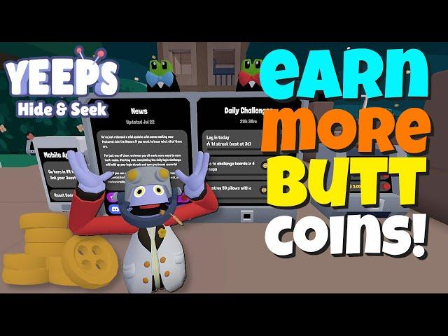 Get Butt Coins Faster (Yeeps: Hide & Seek) How Streaks Work