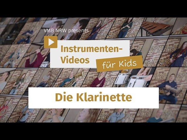 Die Klarinette: Instrumentenvorstellvideos für Kids