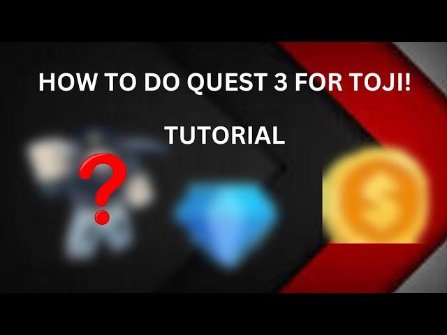 HOW TO DO QUEST 3 FOR TOJI IN SORCERER TOWER DEFENSE | Roblox Sorcerer Tower Defense