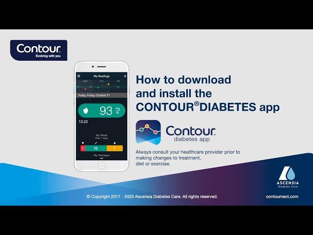 Installing the CONTOUR DIABETES app| CONTOUR DIABETES app | mg/dL | United States (en_US)