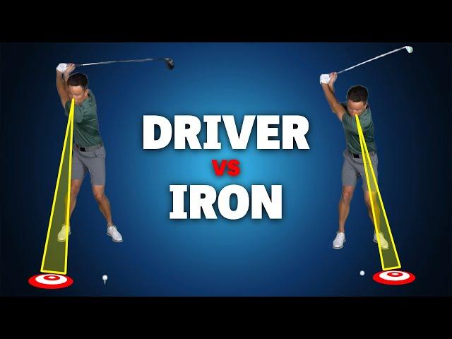 Driver Swing vs Iron Swing (huge difference)