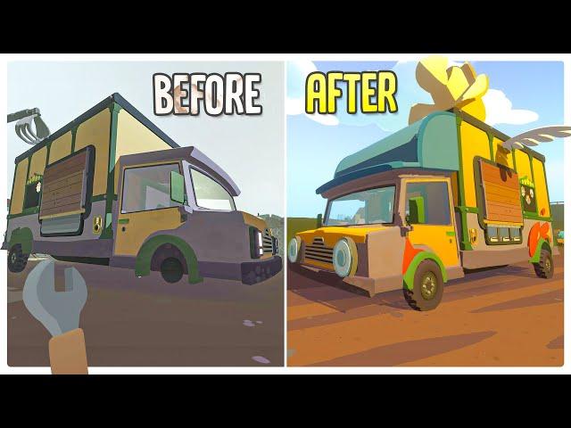 Turning Junkyard Scrap into the Ultimate Food Truck in FruitBus