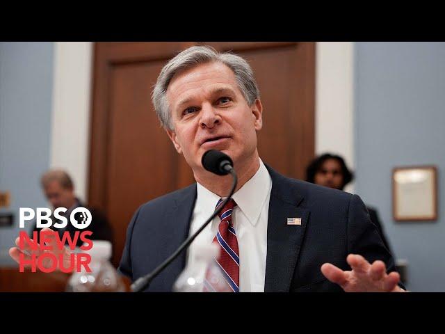 WATCH LIVE: FBI Director Wray appears before House committee to discuss agency budget