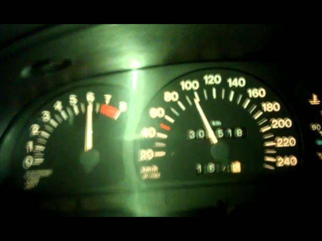 0-180 km/h Opel Astra F GSI 2,0 16V dbilas throttle bodies