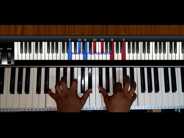 How to play "Niguse Tena" by Krystaal (performance version.. Piano Tutorial, Chord movements, ideas!