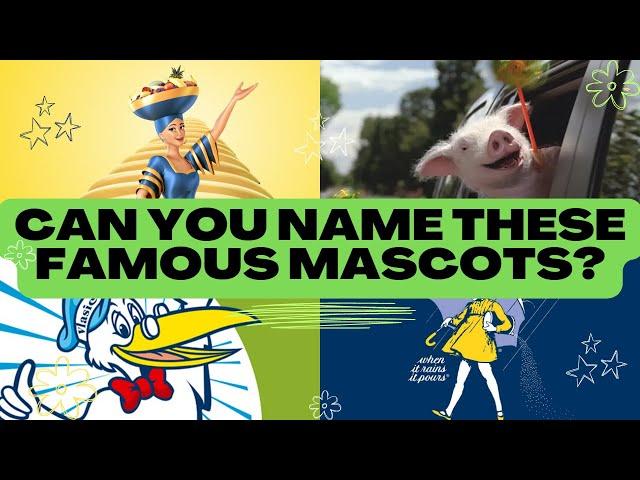 Can You Name These Famous Mascots? Quiz Challenge! 40 Questions!