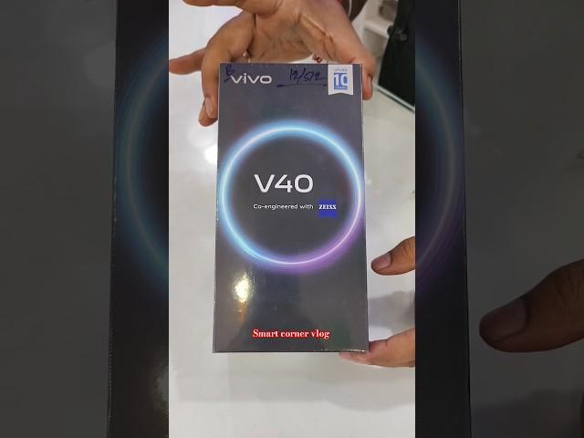 Vivo V40 5g || 12+512 || Ganges Blue || Unboxing #smartcornervlog#vivov40#shorts