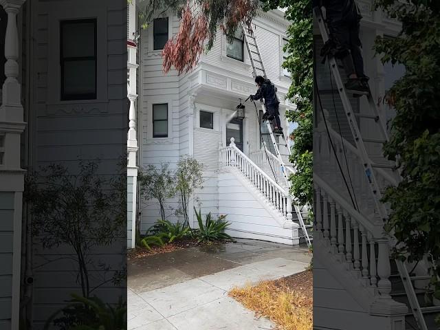 House facade cleaning in San Francisco  July 27, 2023