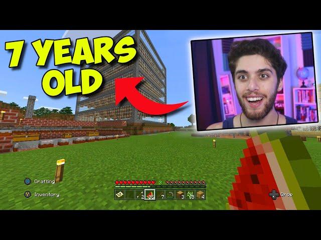 Touring My Childhood Minecraft Worlds..