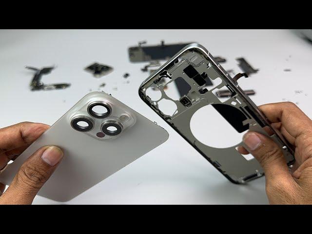 What’s inside iPhone 15 Pro Max! | titanium iphone 15 pro max teardown ASMR