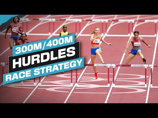 300m 400m Hurdle Race Strategy (Hurdle coaching advice for all ability levels of hurdling)