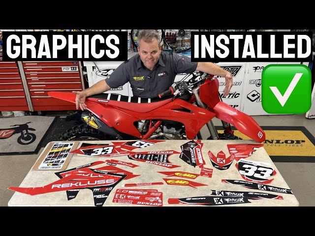 How To Install Dirt Bike Graphics