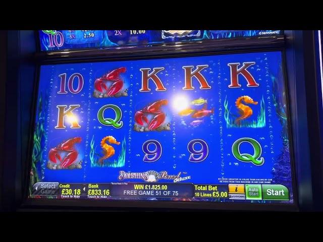 120 free spins on Dolphins Pearl max bet bonus big win (re-upload as a separate video)