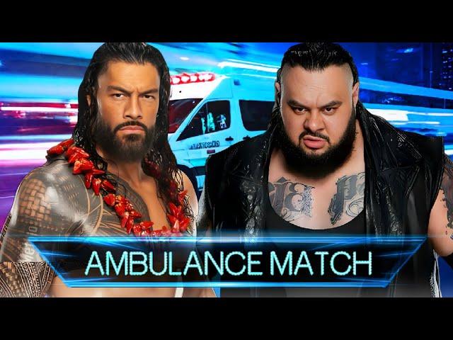 WWE 2K24 | Ambulance Match - Roman Reigns VS Bronson Reed | WWE Survivor Series