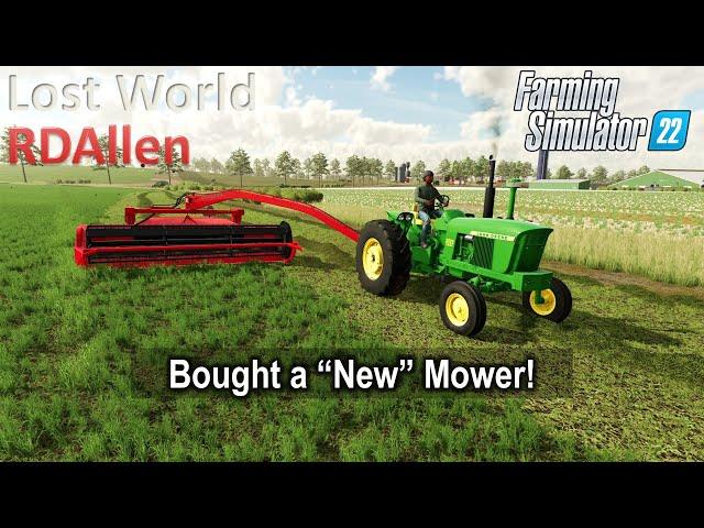 Bought a "New" Mower! | E48 Lost World | Farming Simulator 22