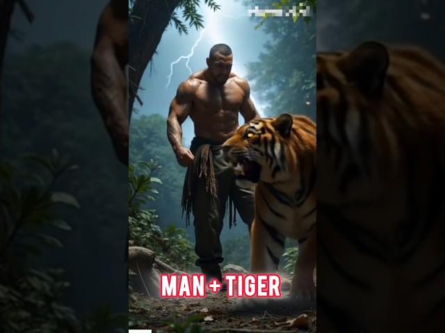 Would a HUMAN-TIGER Hybrid Be the MOST POWERFUL Creature? #shorts #animals