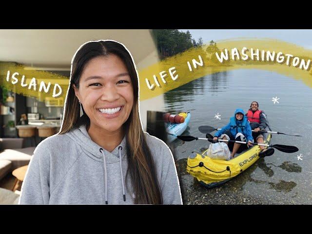 kayak camping vlog in washington (posey island) | summer weekend diaries