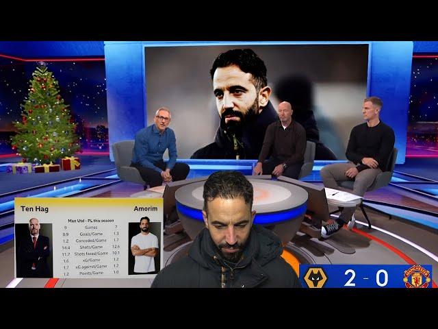 "Wolves vs Man Utd 2-0: Alan Shearer & Gary Lineker’s Post-Match Breakdown on MOTD!"