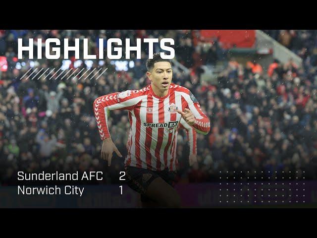 Jobe Bellingham Completes Comeback | Sunderland AFC 2 - 1 Norwich City | EFL Championship Highlights