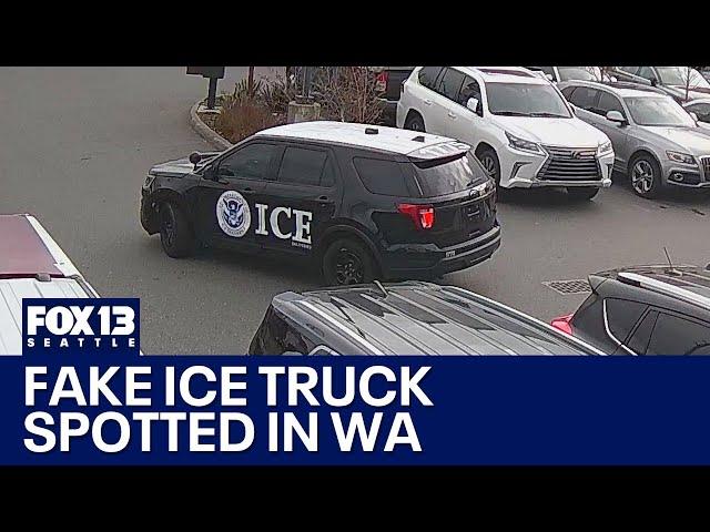 Fake ICE truck spotted in Fife | FOX 13 Seattle