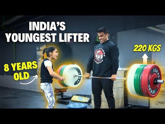 Me Vs. 8 Year Old  | Training With India's Youngest Weightlifter | Yatinder Singh