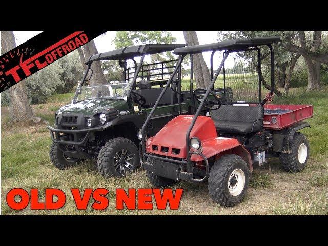 Old vs New: 1993 Kawasaki Mule Compared to Today's Mule