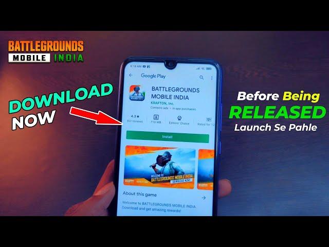 Download BATTLEGROUNDS MOBILE INDIA Unofficial Before Launch Battleground Mobile India Release Date