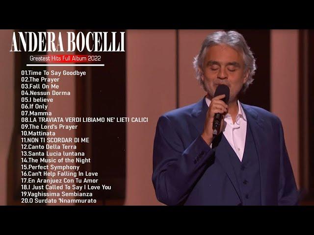 Andrea Bocelli Greatest Hits - The Best Of Andrea Bocelli