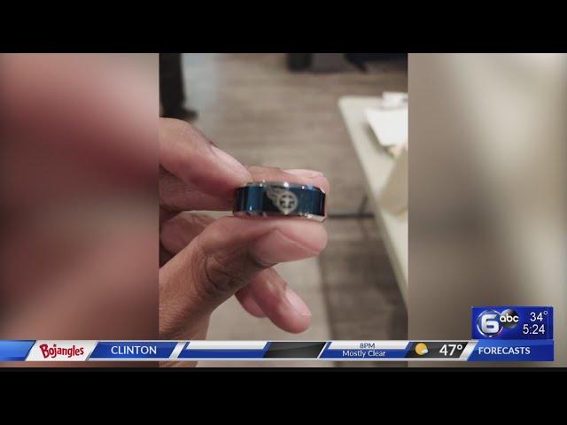 Tennessee Titans help fan find wedding ring after losing it at a game