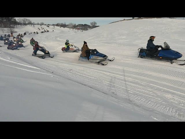 Midwest Ride-In 2023 Vintage Snowmobile Trail Ride