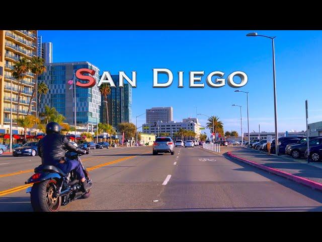 San Diego, California  - Driving Tour 4K 60FPS HDR