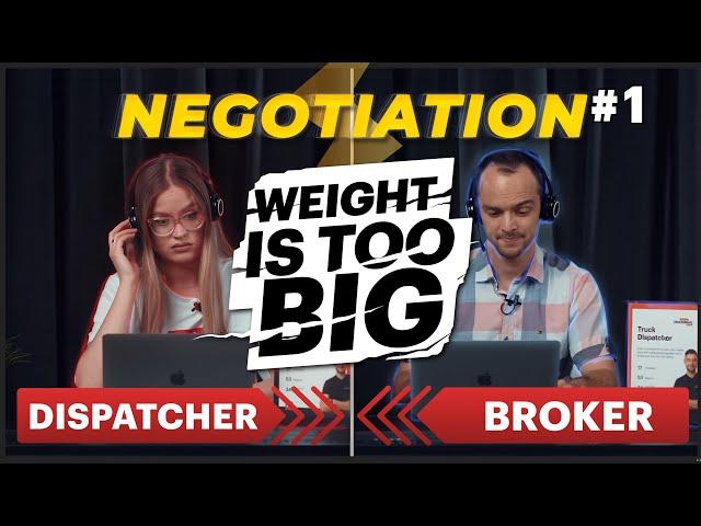 Truck Dispatcher and Broker Call Simulation - Negotiation Scenario #1