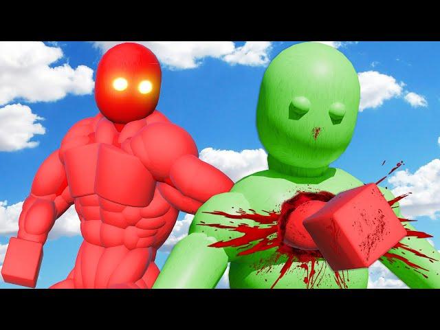 Super Strong NPC Fights the Dynamic AI! (with Active Ragdoll Physics)