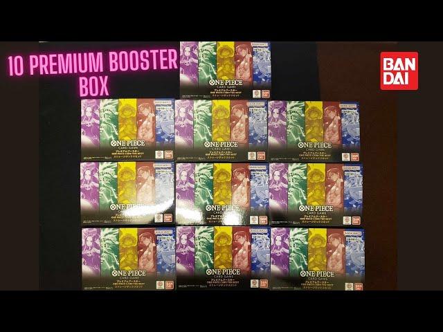 I OPENED 10 PREMIUM BOOSTER BOX STORAGE SET FROM ONE PIECE CARD THE BEST! PULL RATES, HITS AND MORE!