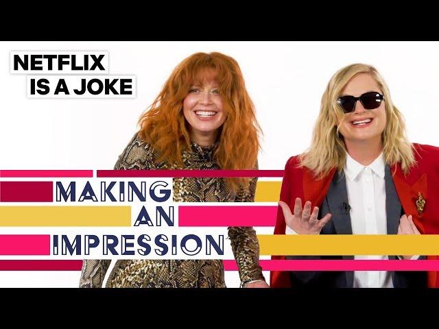 Amy Poehler Attempts an Impression of Natasha Lyonne | Netflix Is A Joke