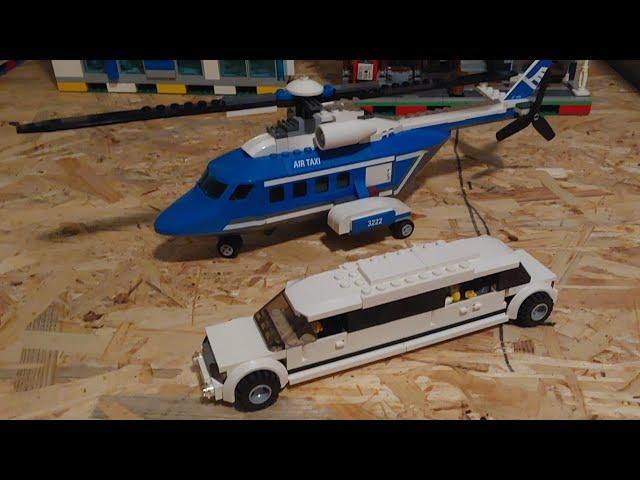 Brickursel   Lego City Set 3222, ein tolles Set, Helikopter,  Limousine,  kleines Review