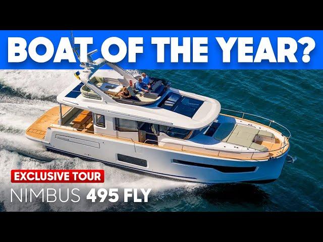 Is the Nimbus 495 Fly the BEST boat of 2024? Tour & Review