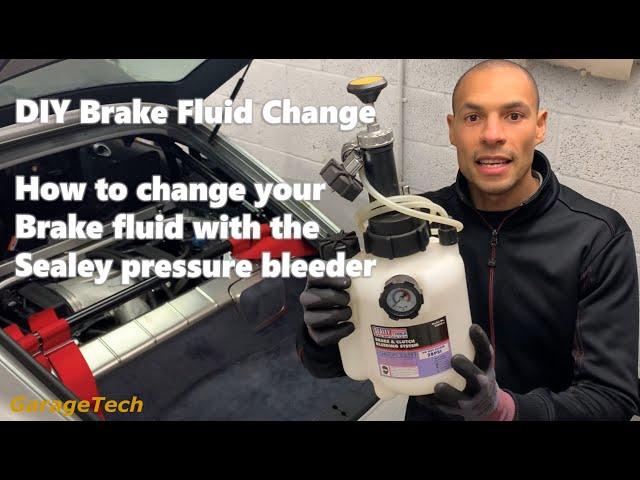 How to change your Brake Fluid with a Sealey Pressure Bleeder DIY best bleeder you can buy reviewed