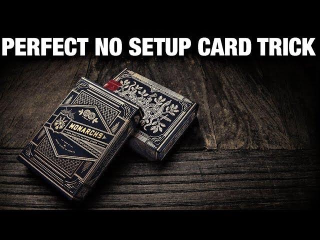 Any Deck at Any Time - Crazy NO SETUP Card Trick!