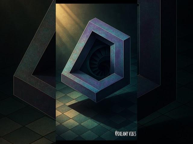 "Can Your Brain Handle This Illusion?".        #visualtricks #illusion #penrosetriangle #brainteaser
